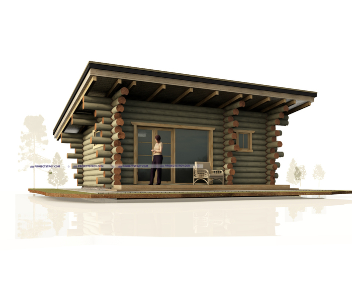 беседка с хозблоком