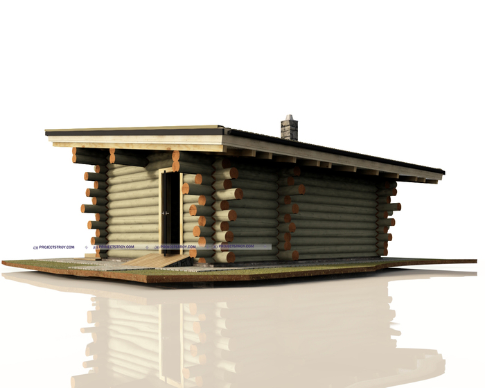 сруб беседки