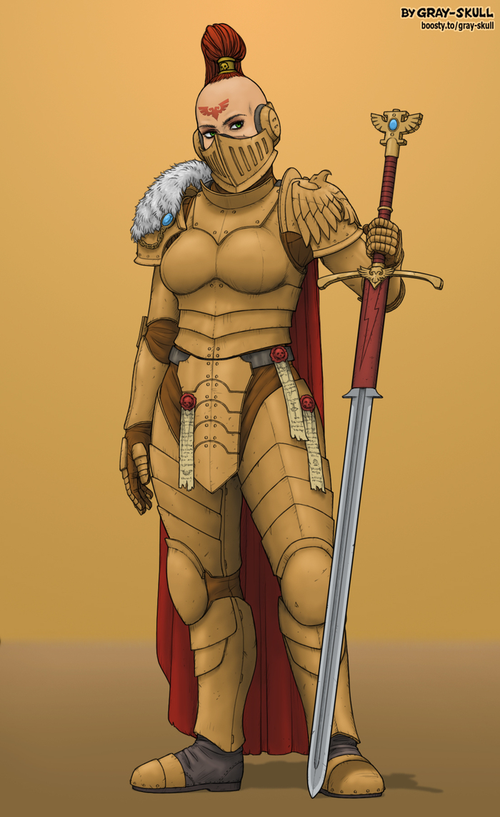   (by Gray-Skull) Warhammer 40k, Warhammer, Wh Art, Gray-skull, Imperium, Sisters of Silence, , 