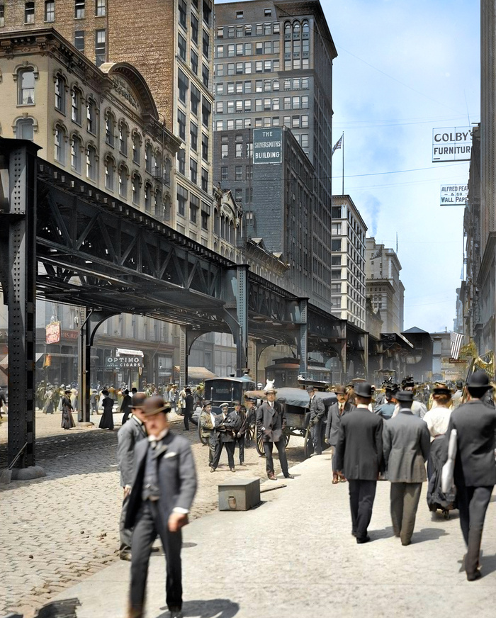 Подборка интересных и необычных фотографий из США. 20 раскрашенных фотографий ХХ века. Часть XV Старое фото, Историческое фото, Фотография, США, 20 век, Колоризация, Длиннопост