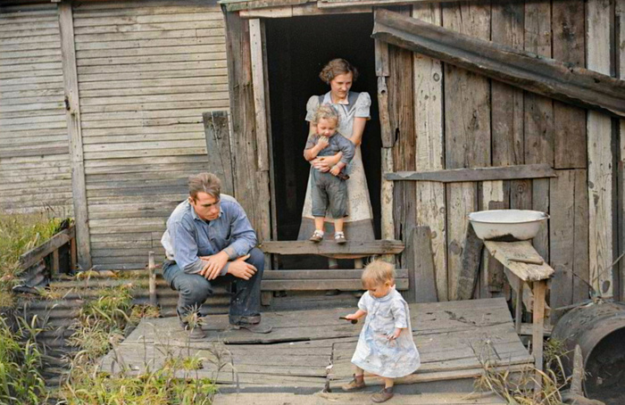 Подборка интересных и необычных фотографий из США. 20 раскрашенных фотографий ХХ века. Часть XV Старое фото, Историческое фото, Фотография, США, 20 век, Колоризация, Длиннопост