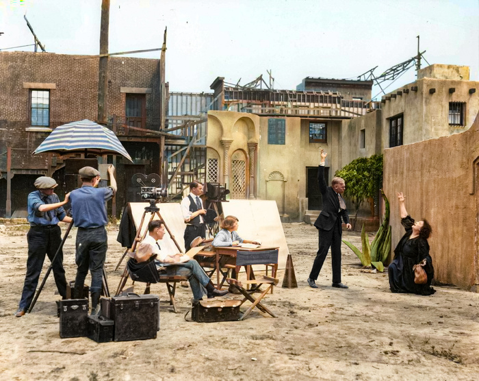 Подборка интересных и необычных фотографий из США. 20 раскрашенных фотографий ХХ века. Часть XV Старое фото, Историческое фото, Фотография, США, 20 век, Колоризация, Длиннопост