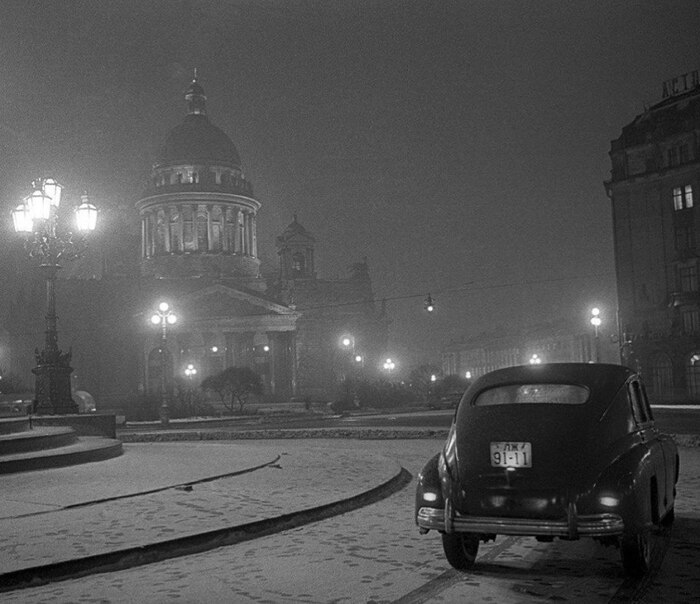 Первый снег. Ленинград 1959 год