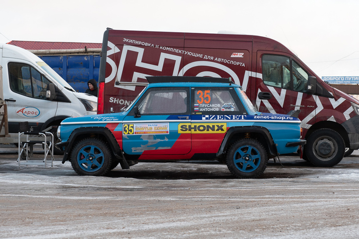 #rallyZAZ в техническом парке. легкий кузов, мотор в базе, привод на заднюю ось. мотор 175 лошадей