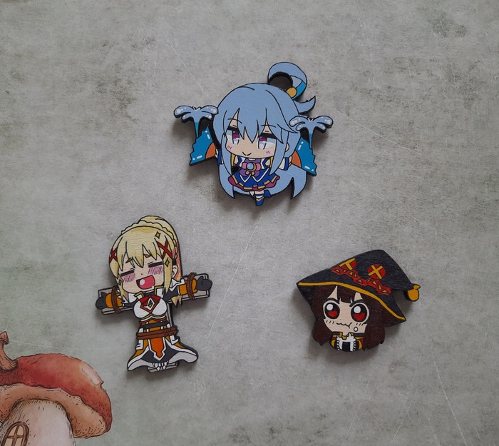   .      ,   ,  , , Konosuba, Sousou no Frieren, Megumin, Darkness, Aqua,  , , , Frieren