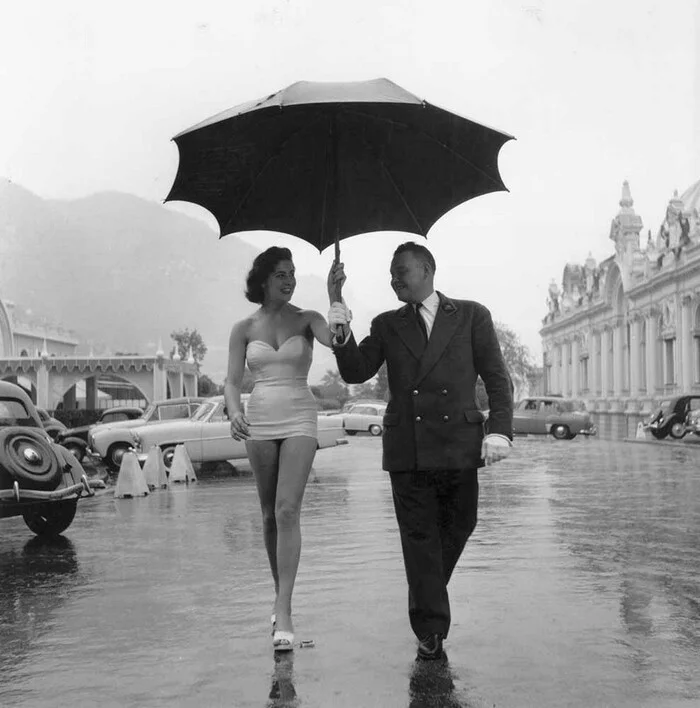 Archive photo... - The photo, 50th, Rain, Monte Carlo, Girls, Men