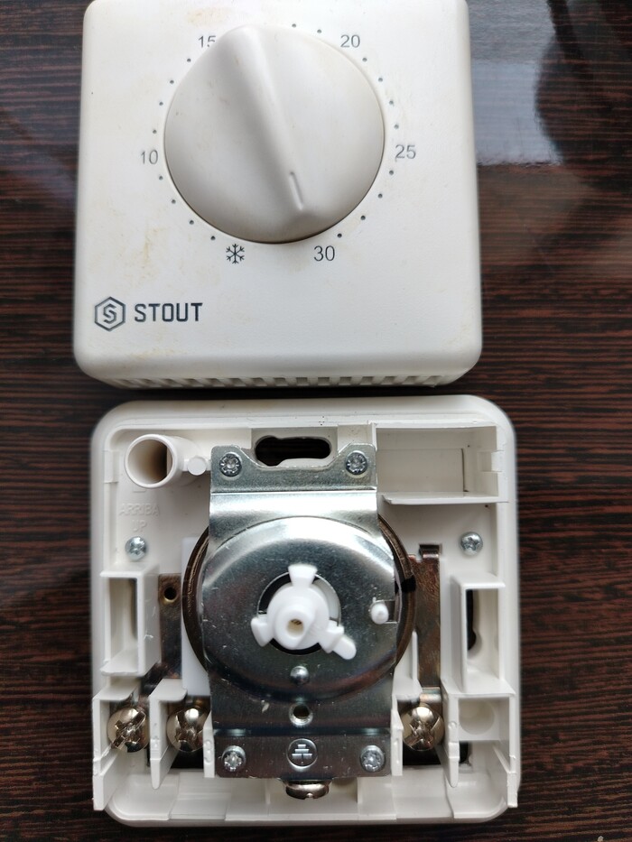 Подключение механического термостата к котлу