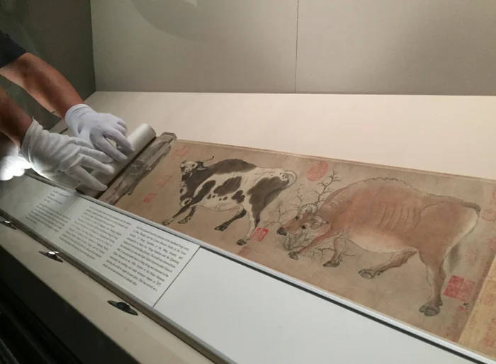  The Five Oxen Scroll is a cultural heritage of China from the 1st century AD - My, China, Painting, Chinese art, Cultural heritage, Longpost