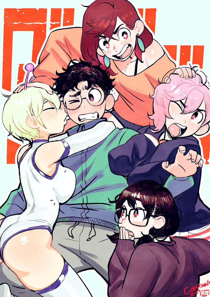  Anime Art, , Dandadan, Ayase Momo, Shiratori Aira, Takakura Ken, Vamola (Dandadan), Sawaki Rin