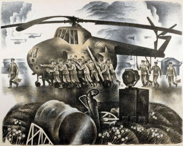 Двое хвостовую балку поддерживают?