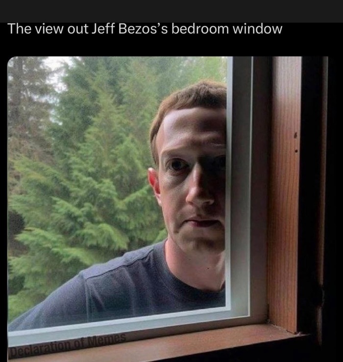 Вид из окна спальни Джеффа Безоса