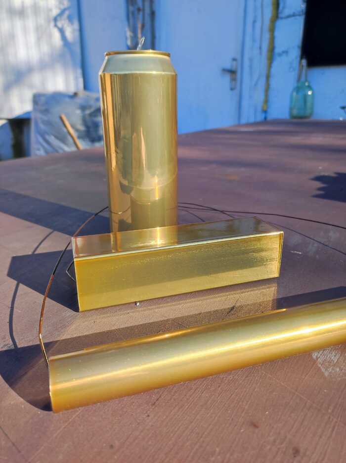 Нержавейка под лаком(золото)