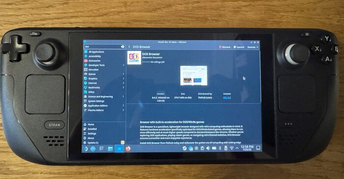 Dos Browser   Steam Deck -, -, Steam Deck, Steam Os, Carter54,   DOS, ,  , , Telegram (), 