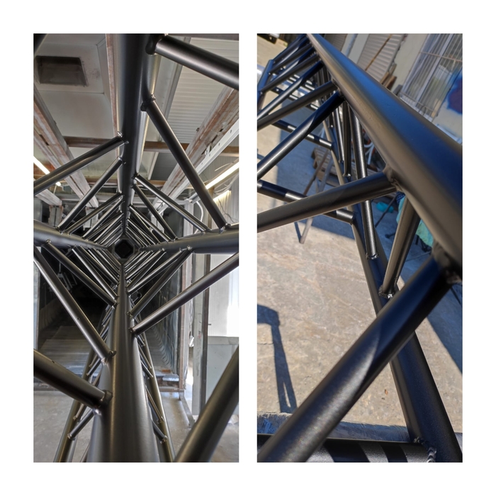 Алюминиевые фермы для сцены RAL 9005 матовый