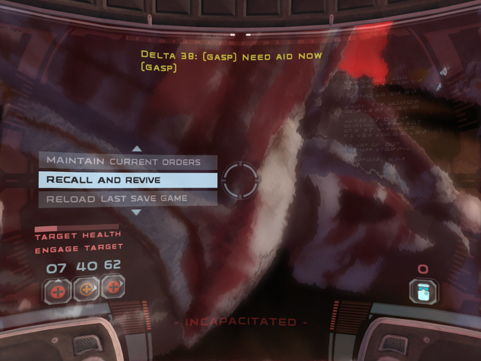 А еще можно помереть, но не проиграть, если кто то из дельты поднимет