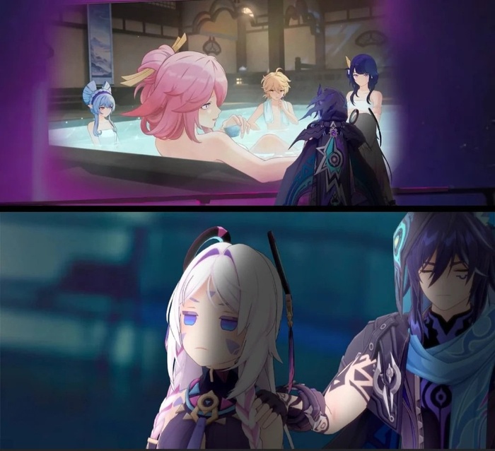     ,   !?? Genshin Impact, , ,  , Aether (Genshin Impact), Raiden Shogun (Genshin Impact), Yae Miko (Genshin Impact), Yumemizuki Mizuki (Genshin Impact),  , Citlali (Genshin Impact), Ororon (Genshin Impact),   