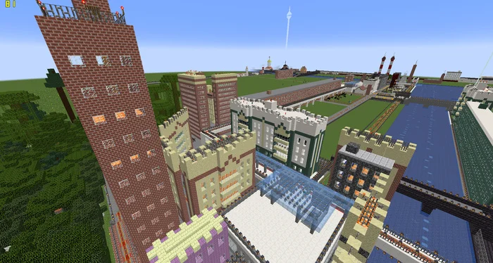 Kazan Minecraft Streets Noksinsky Descent Azino-2 Minecraft - My, Picture with text, Images, Longpost