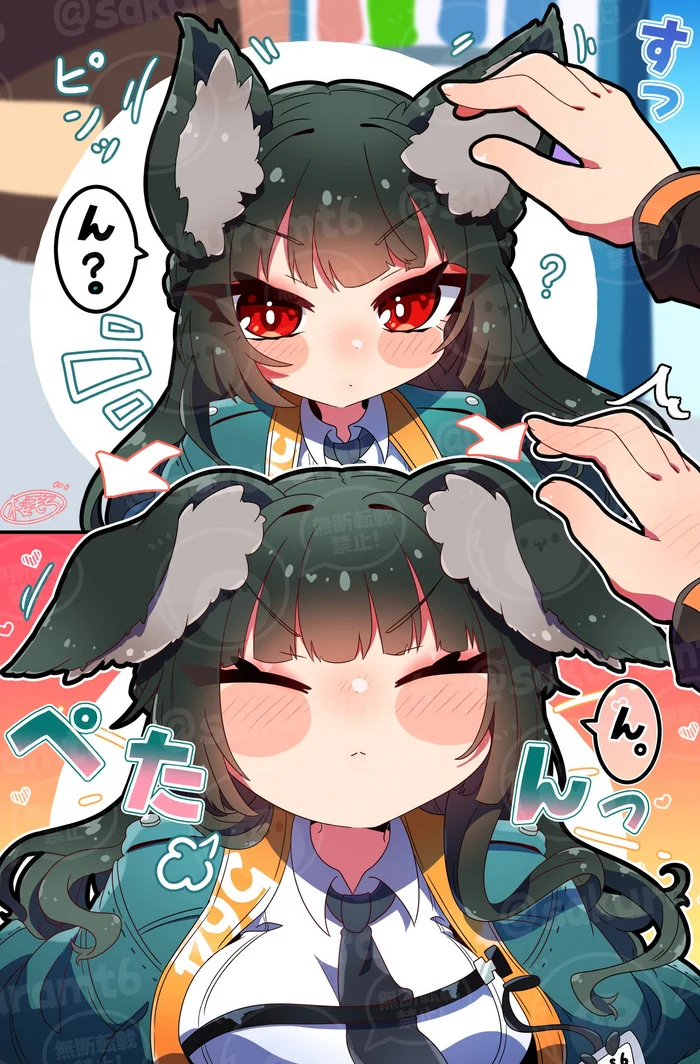 Ironing ironing ironing - Zenless Zone Zero, Hoshimi Miyabi (zzz), Art, Girls, Games, Anime, Anime art, Animal ears