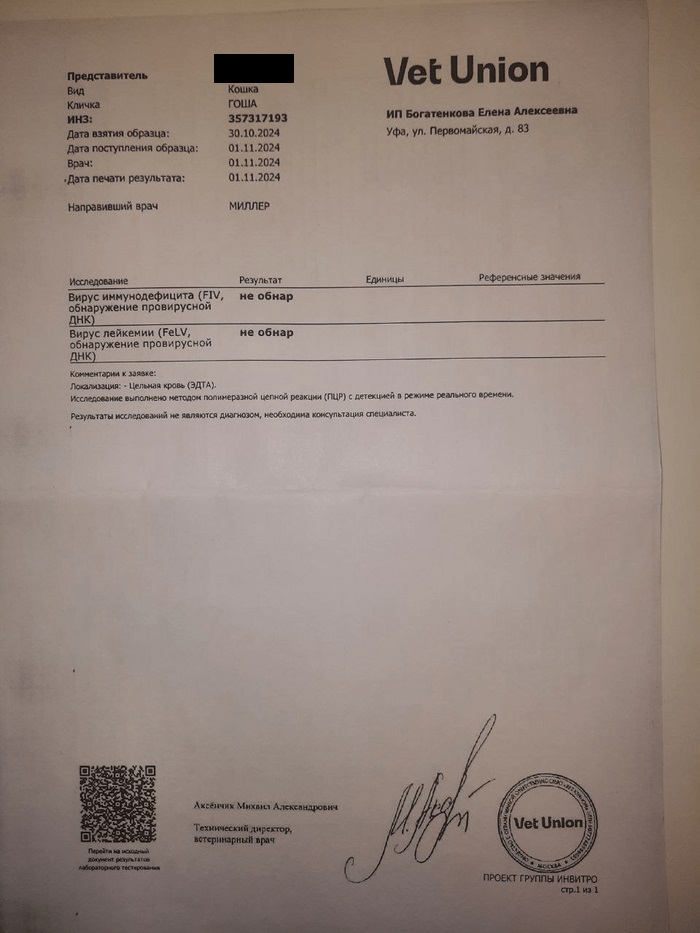 Анализ крови на вирусы