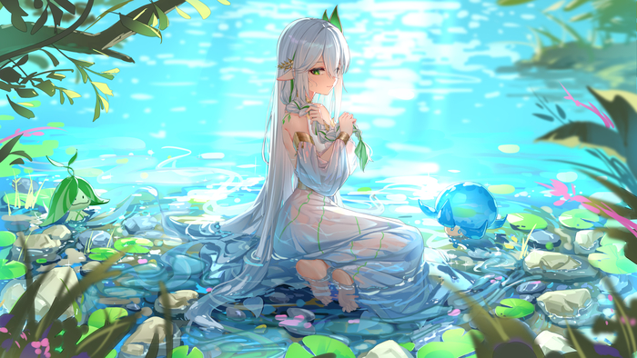 Kusanali Anime Art, Genshin Impact, Nahida (Genshin Impact)