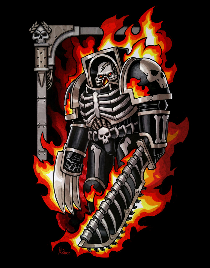    , ,   Warhammer 40k, Wh Art, Legion of the Damned, Adeptus Astartes