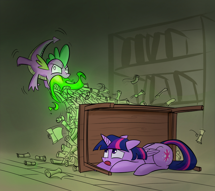  My Little Pony, Twilight Sparkle, Spike, Underpable