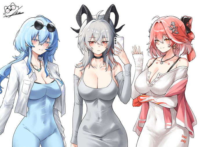      , Anime Art, Changli (Wuthering Waves), The Shorekeeper (Wuthering Waves), Zani (Wuthering Waves), Wuthering Waves
