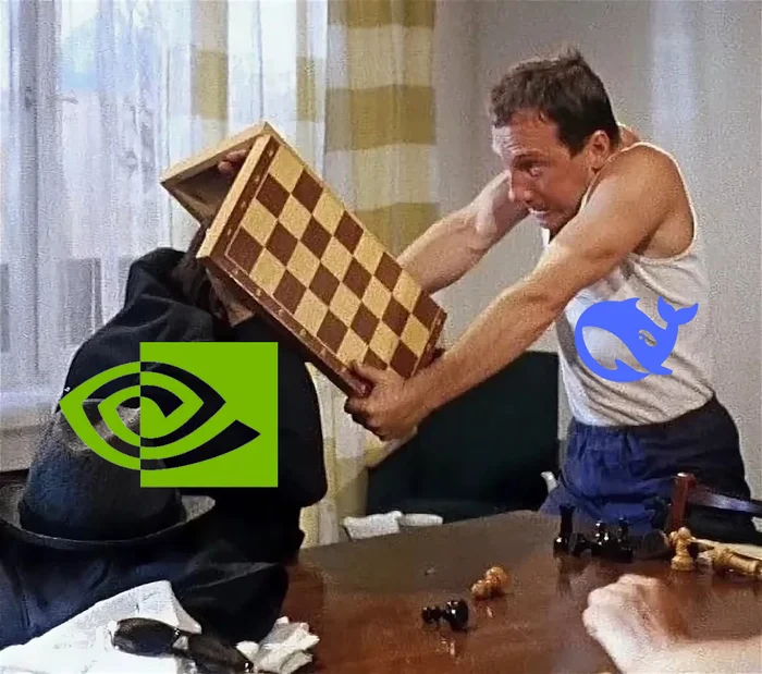 How DeepSeek Is Destroying the Nvidia Empire: AI of the Future for Pennies! - Artificial Intelligence, Nvidia, The science, Technological breakthrough, Neural Networks, Text, Deepseek, Longpost, A wave of posts