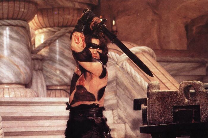 Кадр фильма "Конан-варвар"