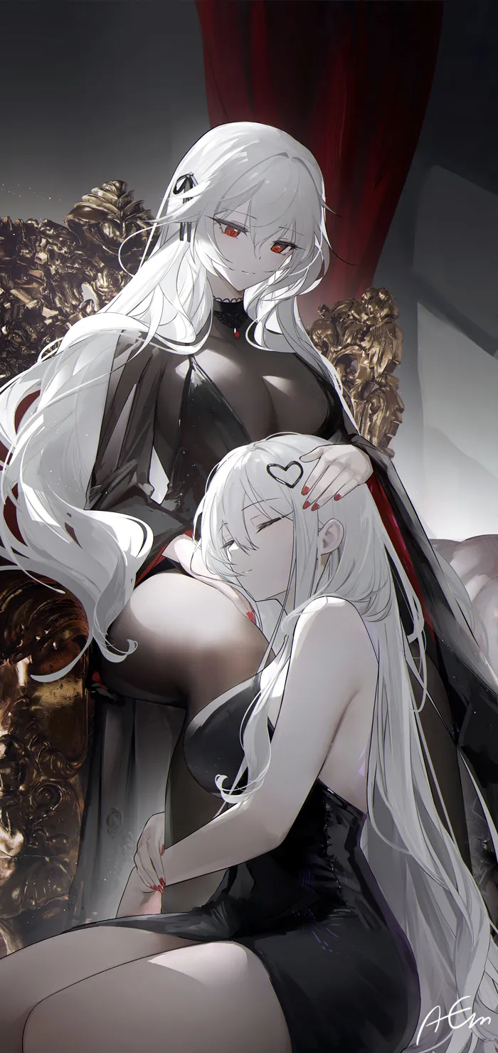 Skadi & Specter Anime Art, , Arknights, Skadi, Specter (Arknights), Omone Hokoma Agm
