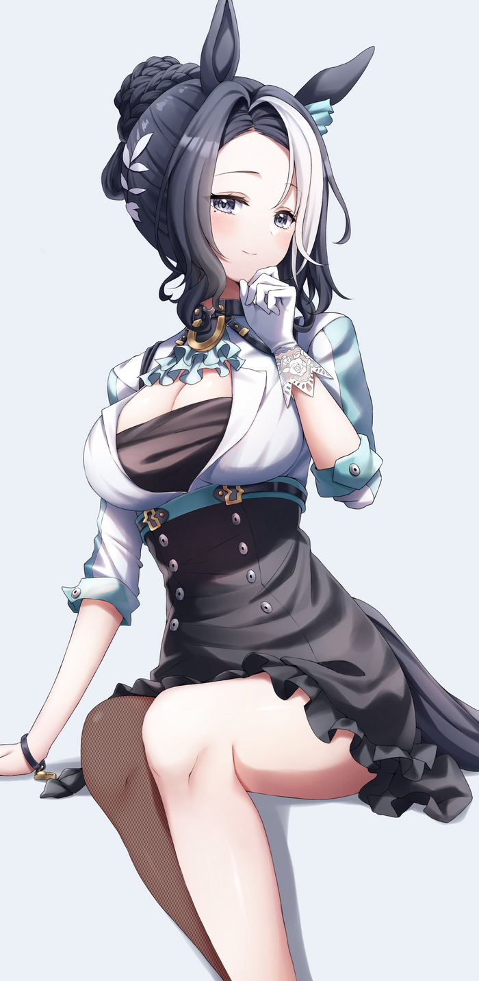 Mejiro Ramonu , Anime Art, Uma Musume Pretty Derby, Animal Ears, , Mejiro Ramonu