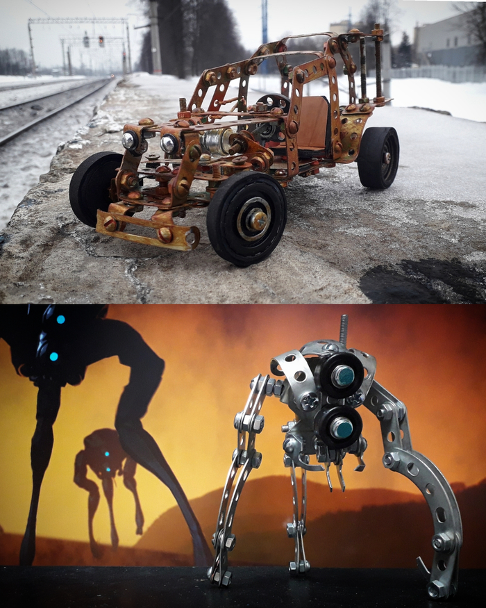 Багги, Охотник "Half-life 2" из металлического конструктора