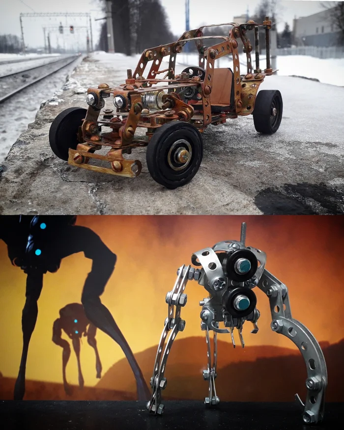 Багги, Охотник "Half-life 2" из металлического конструктора Half-life, Half-life 2, Игры, Компьютерные игры, Valve, Багги, Постапокалипсис