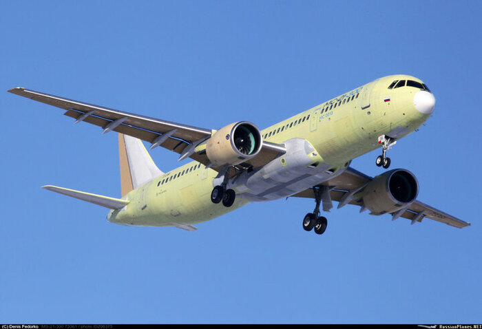 Опять не поняли? Повторяю: Первый серийный МС-21 уже совершил первый полет. Это факт