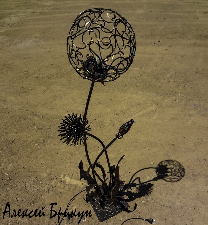 Высота 150см, ширина 40см. Материал сталь.