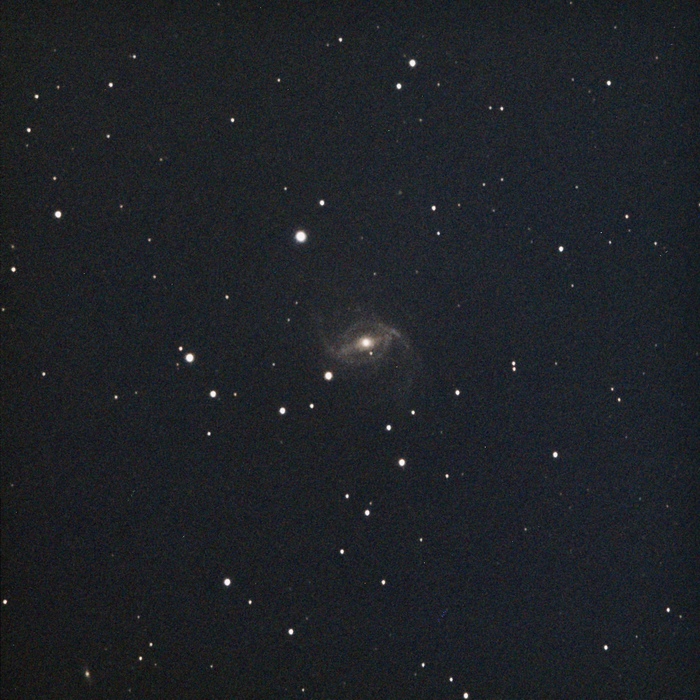 Галактика NGC 5921 в созвездии Змеи. Показываю как она выглядит прямо сейчас, в первый лунный день нового года этого животного!