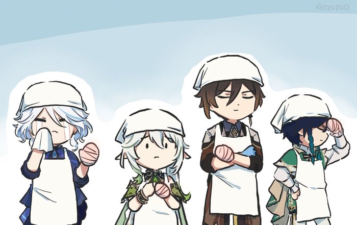  DantooWin    ! , Anime Art, Raiden Shogun (Genshin Impact), Venti (Genshin Impact), Genshin Impact, Furina (Genshin Impact), Zhongli (Genshin Impact), Nahida (Genshin Impact), Xinzoruo, , ,  , , Mavuika (Genshin Impact),   , 