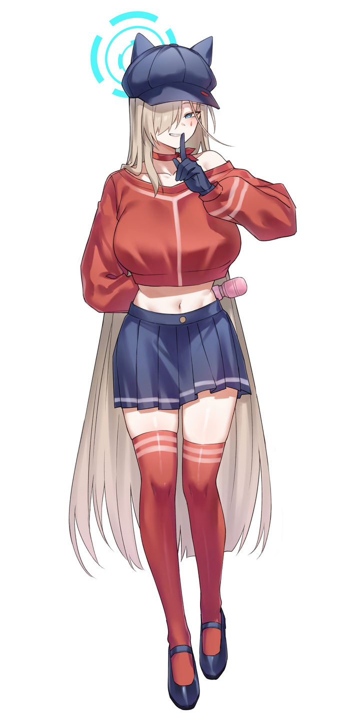   , Anime Art, Blue Archive, Ichinose Asuna, Miside, Cool Mita (MiSide), , , 