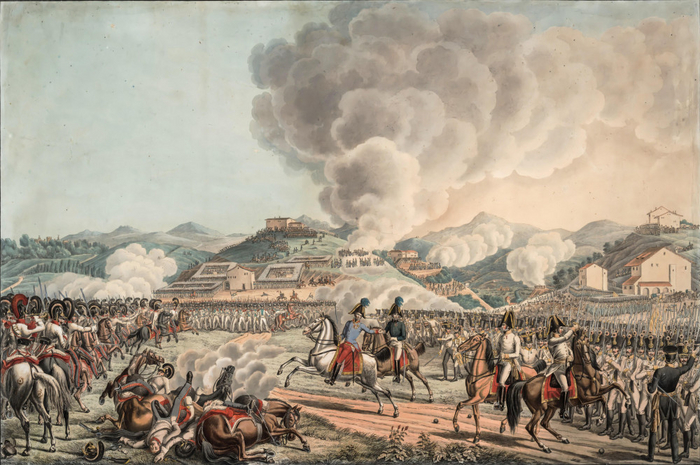 Разгорелся славный бой при Толентино...