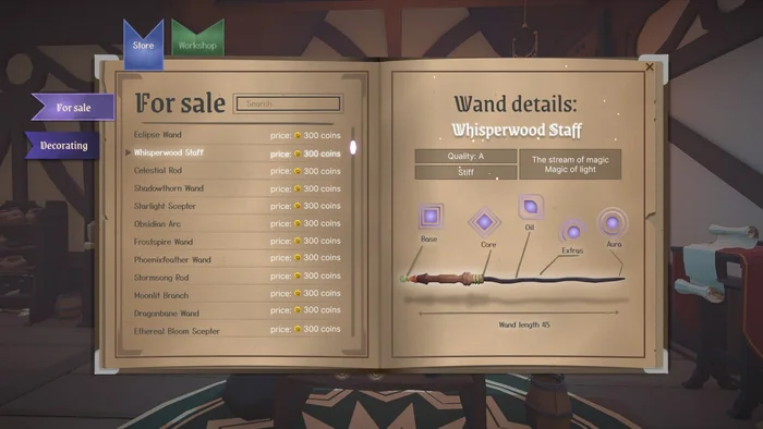 Magic Wands Workshop, where you craft magic wands, is coming to Steam - Gamers, Video game, Computer games, Steam, Game world news, Video, Short videos, Longpost