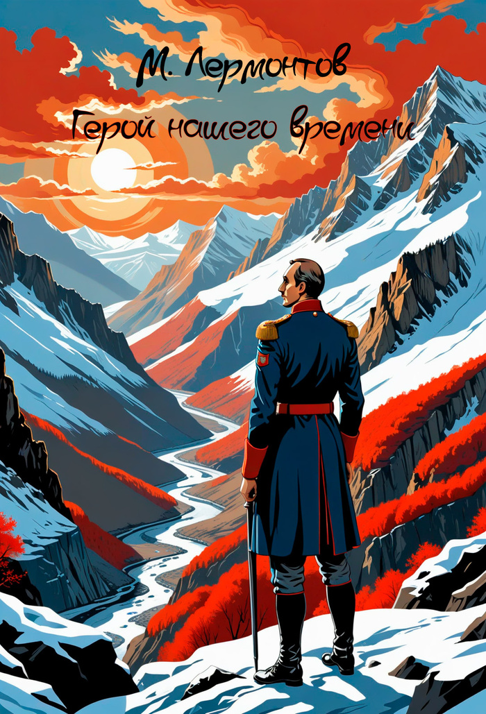 Искусственный интеллект рисует обложки для книг русских классиков