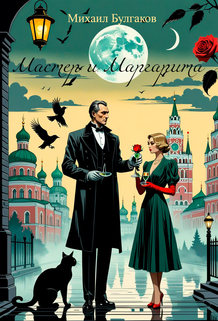 Искусственный интеллект рисует обложки для книг русских классиков