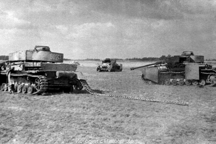 Уничтоженные немецкие танки