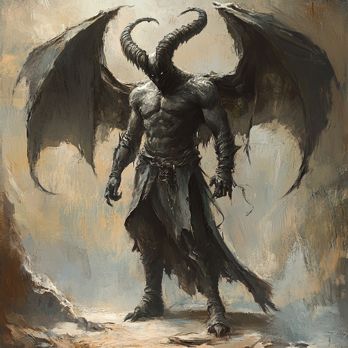 Нейроарты Фэнтези, Магия, Midjourney, Арты нейросетей, Демон, Серия, Длиннопост