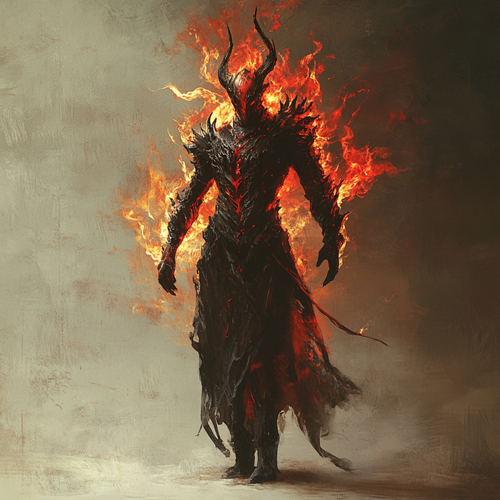 Нейроарты Фэнтези, Магия, Midjourney, Арты нейросетей, Демон, Серия, Длиннопост