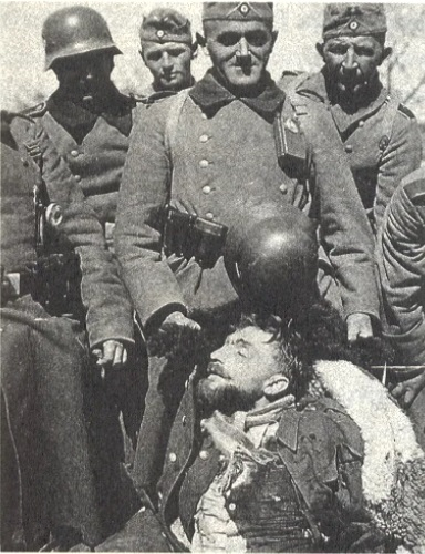 Посмертная фотография майора Хенрика Добжаньского, легендарного Хубаля.