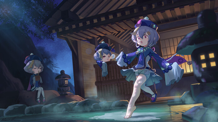  , , Qiqi (Genshin Impact), Genshin Impact, Game Art, Anime Art