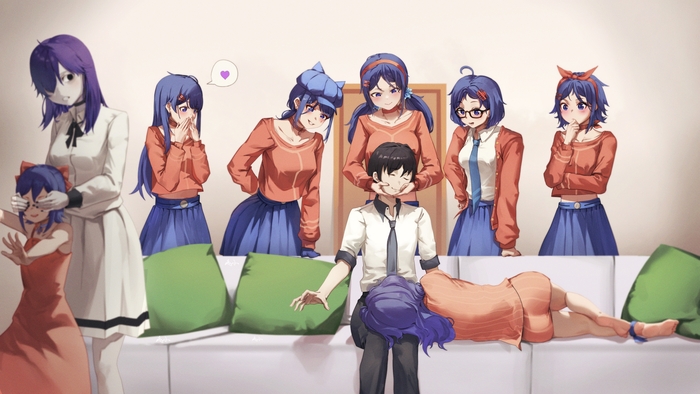     Mita (MiSide), , Anime Art, Pixiv, Miside, Cool Mita (MiSide), Kind Mita (MiSide), Sleepy Mita (MiSide), Tiny Mita (MiSide), Creepy Mita (Miside), Mila (Miside), Short-haired Mita (MiSide)