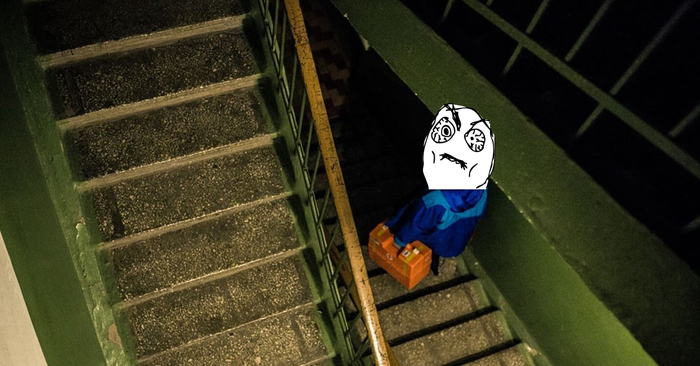 История о том, как фельдшера с лестницы спустили