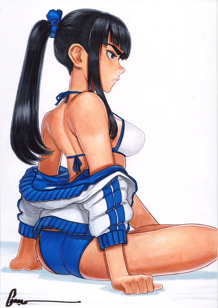   Satsuki Omar Dogan, , , Anime Art, Kill la Kill, Kiryuuin Satsuki,   